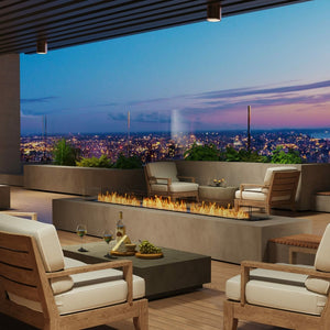 EcoSmart Fire Bioethanol Fireplace EcoSmart Fire Flex Bench Bioethanol Fireplace