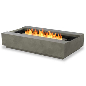 EcoSmart Fire Bioethanol Fires Natural / Stainless Steel Burner / No Fire Screen EcoSmart Fire Cosmo 50 Bioethanol Fire Table