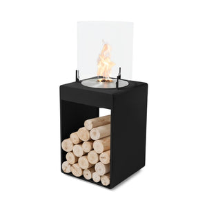 Ecosmart fire Pop 3T Bioethanol Fire Pit Indoor Black with Stainless Steel Burner