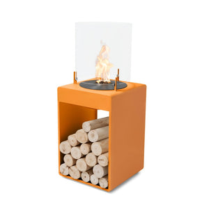 Ecosmart fire Pop 3T Bioethanol Fire Pit Indoor Orange with Black Burner