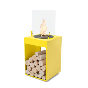 Ecosmart fire Pop 3T Bioethanol Fire Pit Indoor Yellow with Black Burner