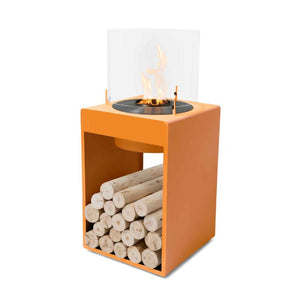 Ecosmart Fire Pop 8T Bioethanol Indoor Fire  Pit Orange with Black Burner