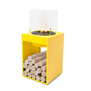 Ecosmart Fire Pop 8T Bioethanol Indoor Fire Pit Yellow with Black Burner